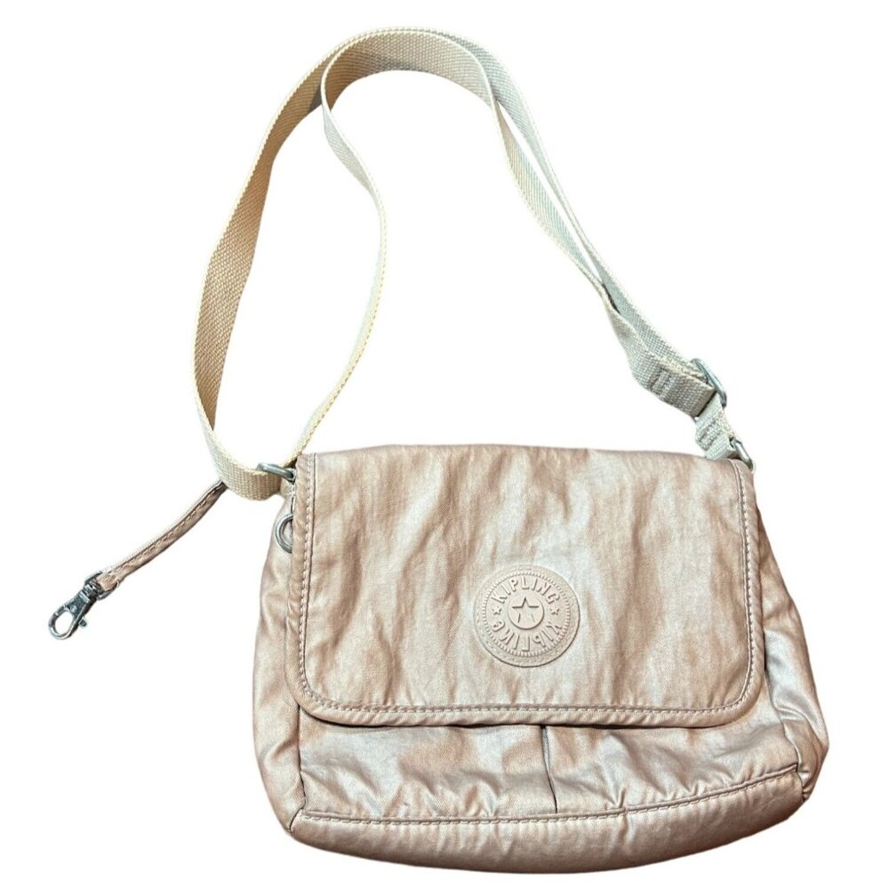 Kipling Shayna Metallic Crossbody Bag Kawaii‎ Skater Cute Goth 90s